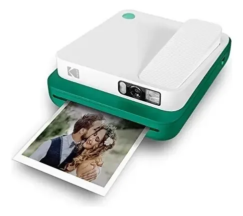 Câmera digital instantânea com Bluetooth (verde)