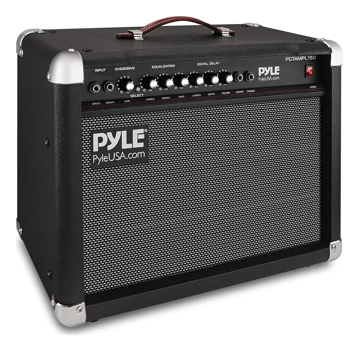 Amplificador de guitarra elétrica Pyle-pro Pgtampl150