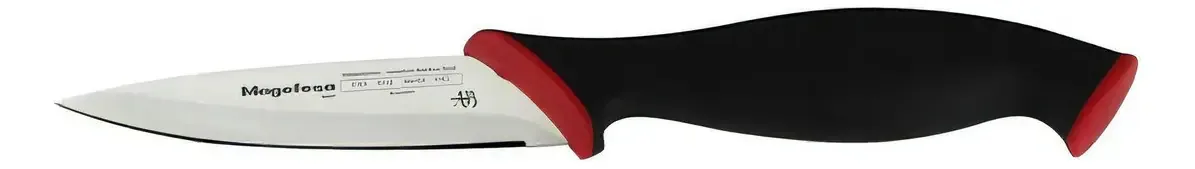 Faca de descascar de aço inoxidável Magefesa Barrientos Palermo 9 cm preta