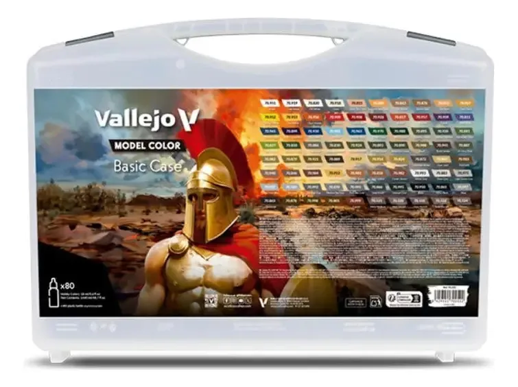 Conjunto de maletas Vallejo 80 Basic Colors