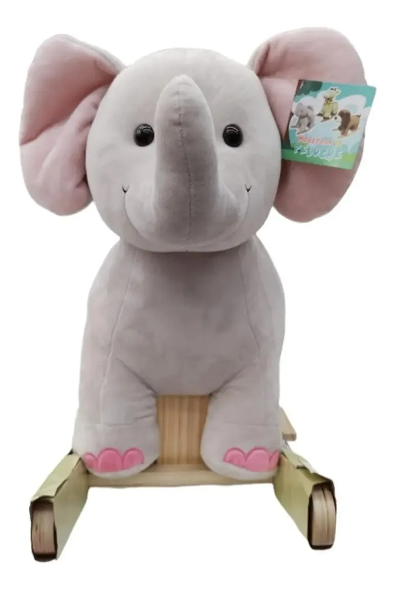 Cadeira de balanço de pelúcia montável Hugfun, vários modelos, cor cinza