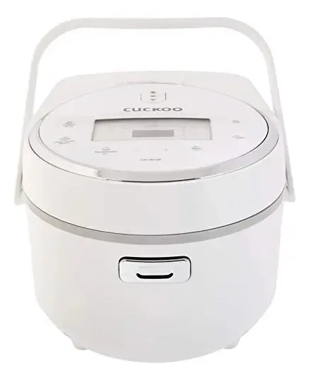 Panela de arroz Cuckoo CR-0810f, 8 xícaras, 9 programas, branca
