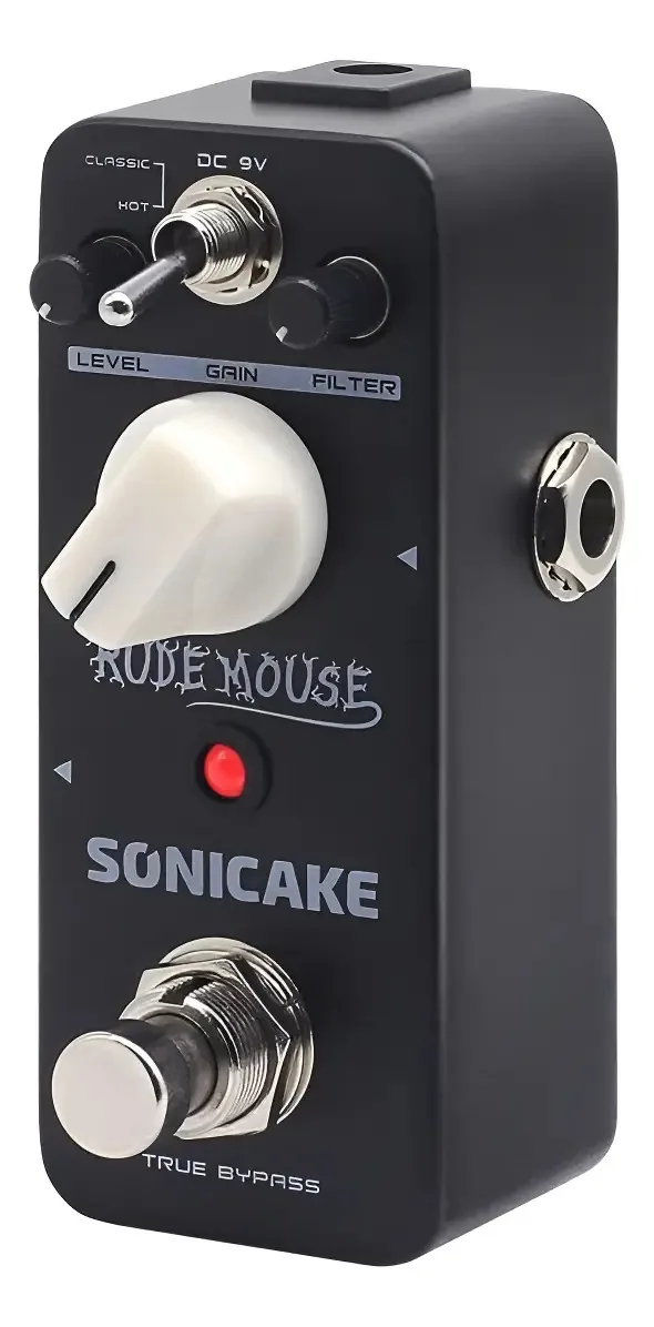 Pedal de efeitos de guitarra Sonicake Distortion Fuzz Rude M