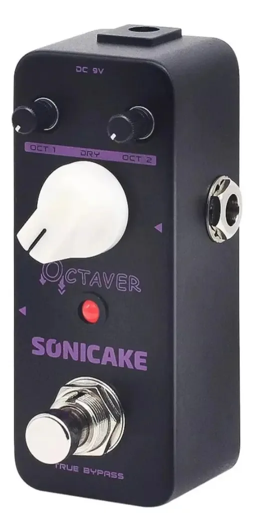 Pedal Oitavador Sonicake Octaver Cor Preto