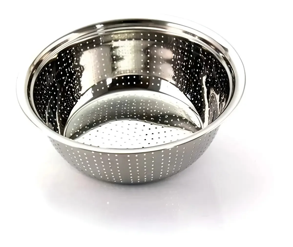 Escorredor Inox Para Arroz Legumes 30cm Lava Tudo