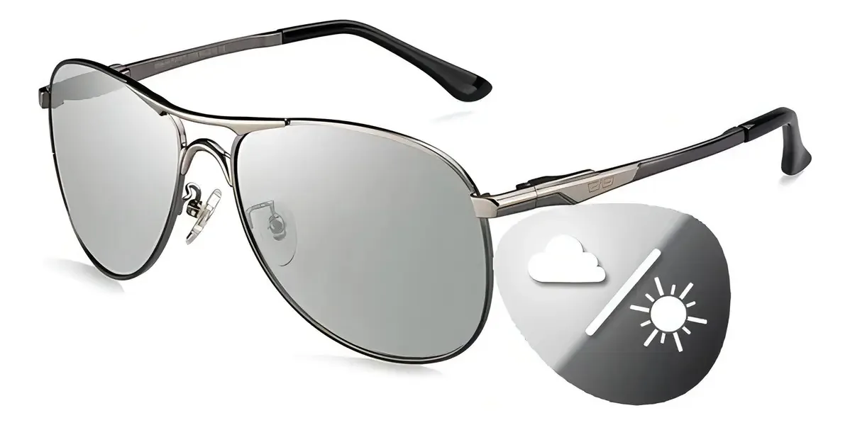 Lentes de óculos polarizados variáveis fotocromáticas Caponi