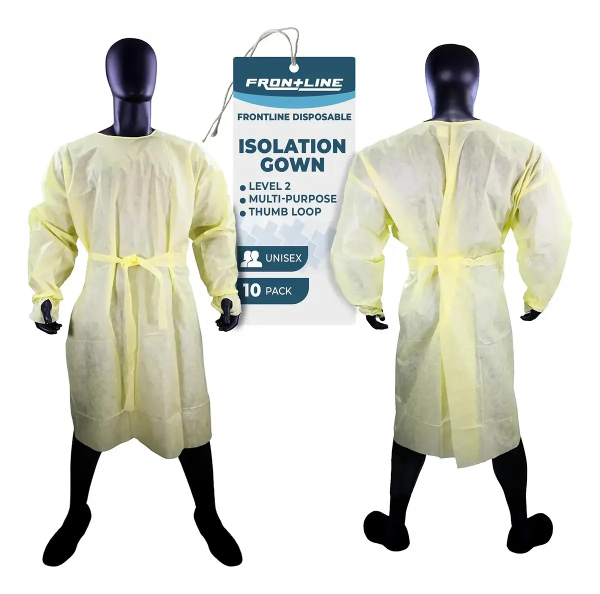 Vestidos De Isolamento Descartáveis De Primeira Linha 10 De