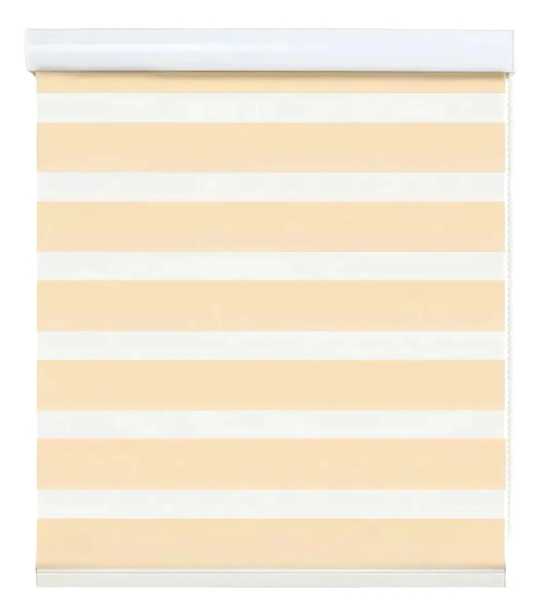 Cortinas diurnas e noturnas Roller Duo, cortina blackout, 100x200, bege