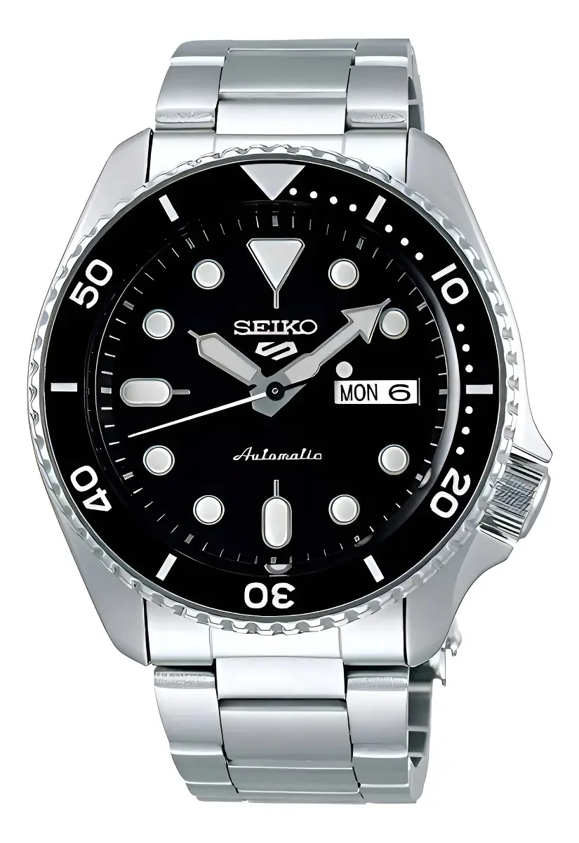 Relógio Masculino Seiko SRPD55K1 de Pulso Prateado 41,5mm