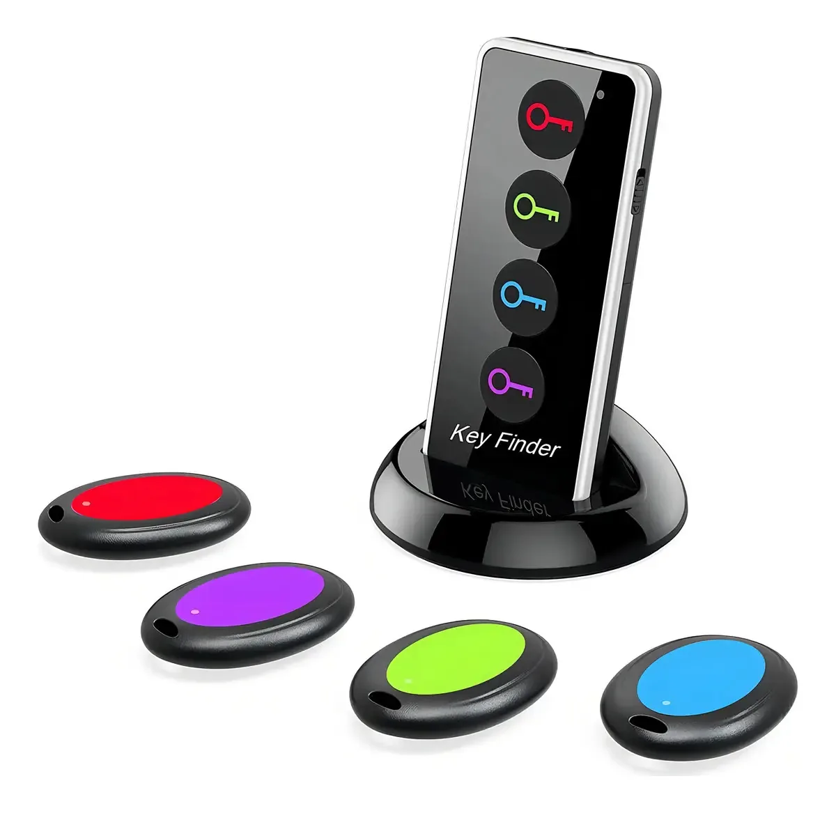 Localizador de itens: transmissor e receptores, cor preta