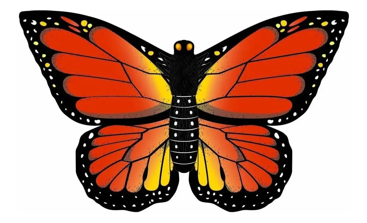 Papagaio borboleta Windnsun Nylon Monarch, 32 polegadas