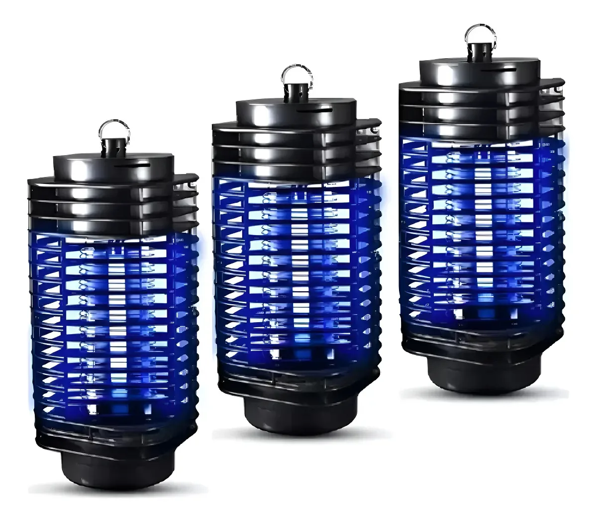3x Assassino elétrico de insetos Electric Fly Killer Black