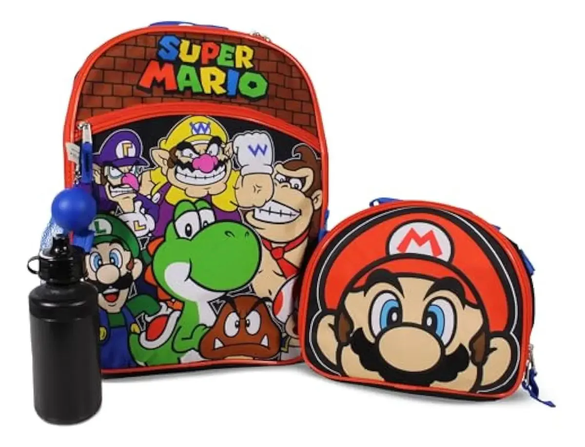 Conjunto de mochilas Nintendo Super Mario Bros. para outros