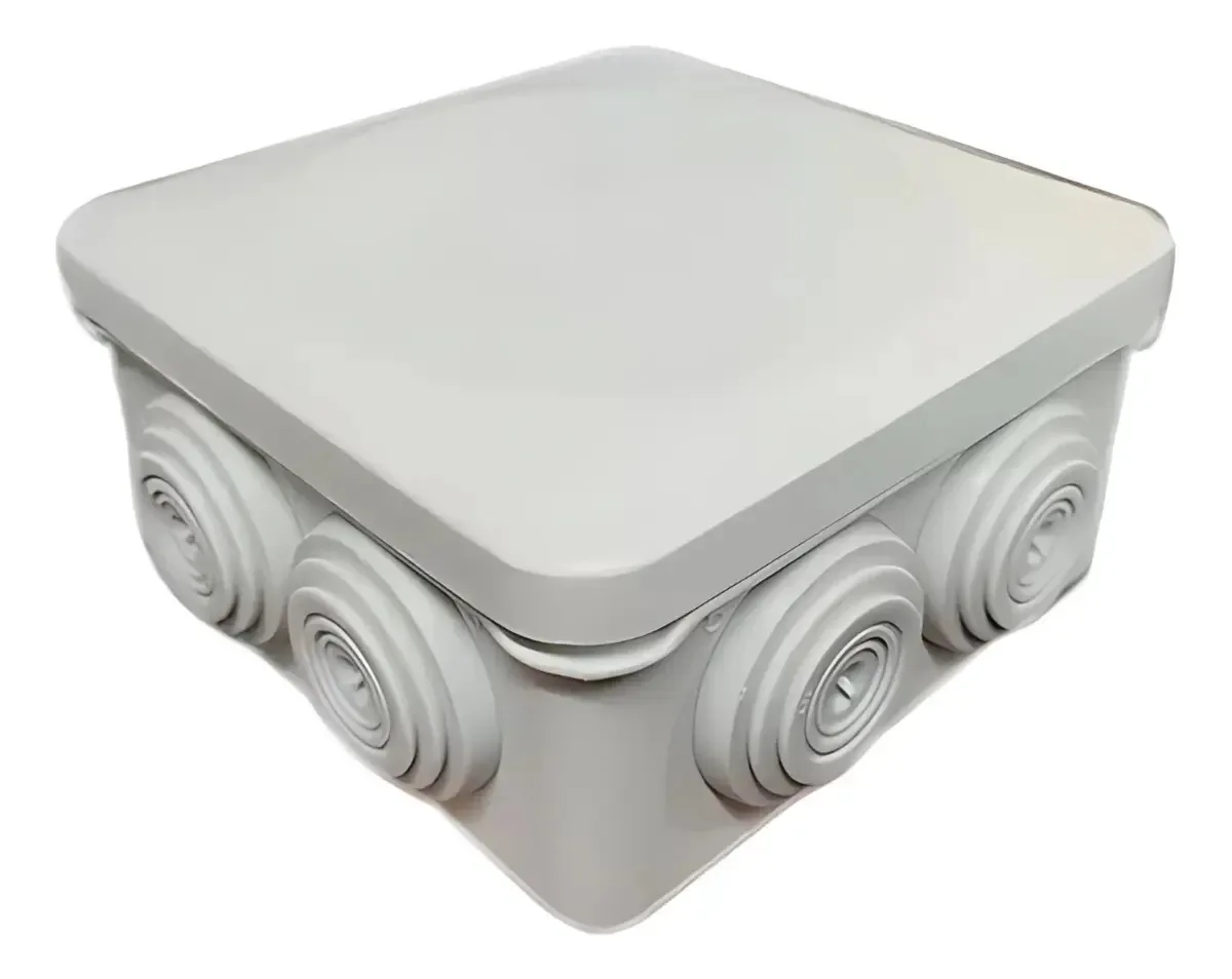 Registro impermeável para conexões externas Ip55 Cctv 175x150x80mm