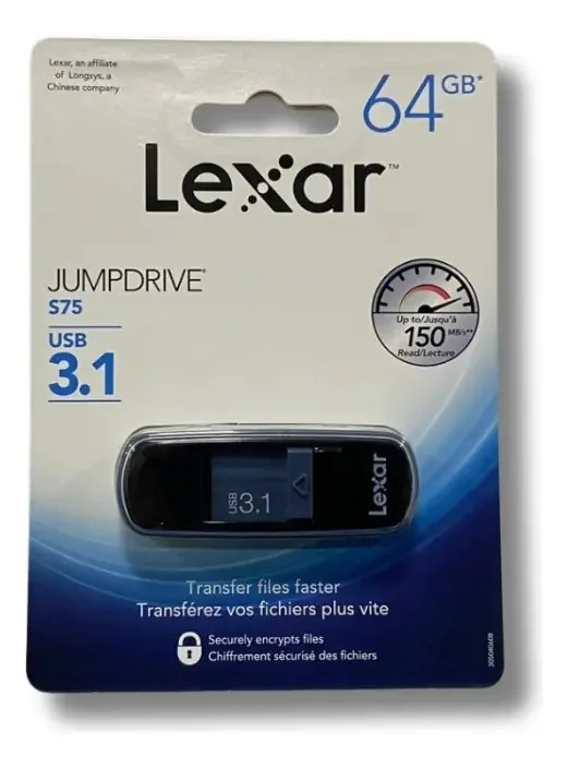 Lexar Pen Drive 64gb S75 3.1