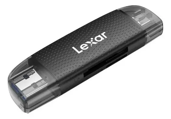 Leitor De Cartão Lexar USB-C 3.2 SD Micro SD 1000GB Alta Velocidade