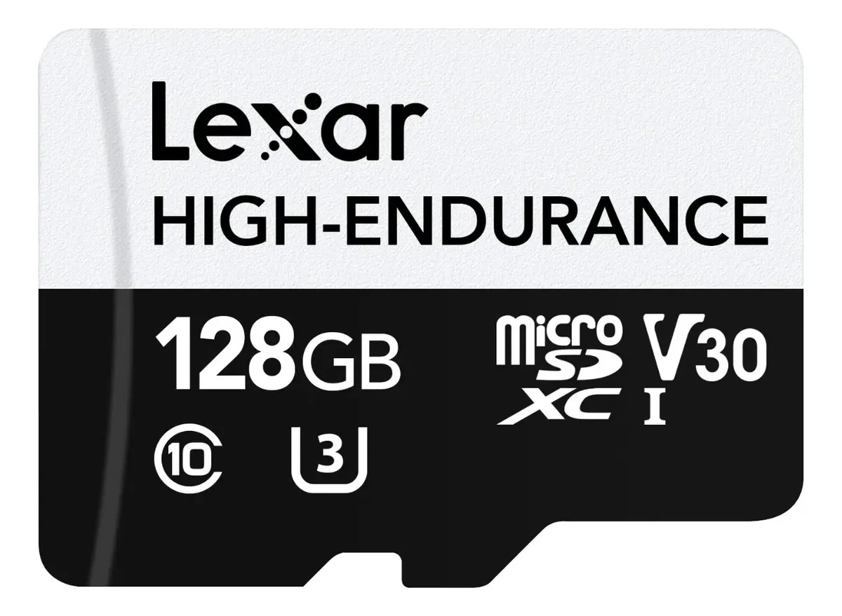 Cartões Lexar microSDXC UHS-I de alta resistência 128 GB