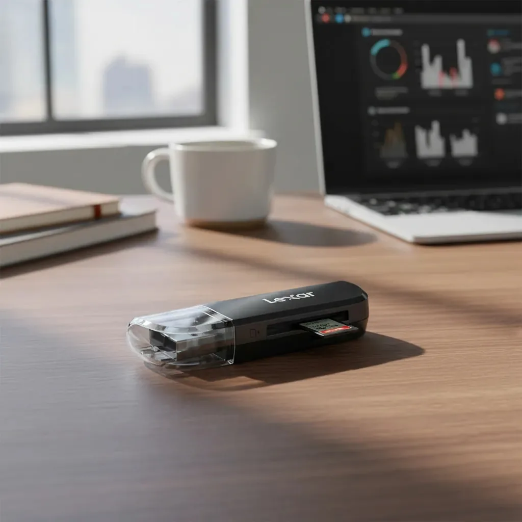 Leitor De Cartão Sd / Microsd Lexar Rw300 Usb 3.2 Gen1 Preto