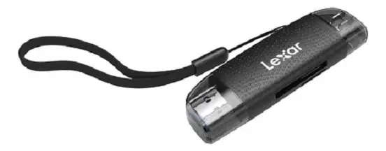 Leitor Cartão Lexar Dual-slot Usb-a/c Lrw310x-bnbng Preto