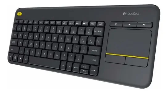 K400 Plus Logitech. Cor do teclado: Preto, Idioma: Espanhol