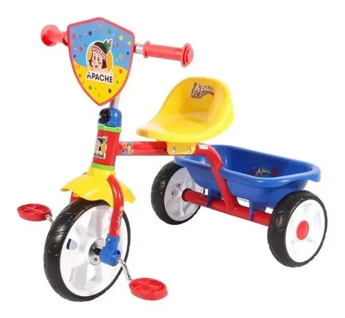 Triciclo vermelho infantil Apacito
