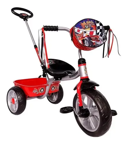 Triciclo Apache Racing preto
