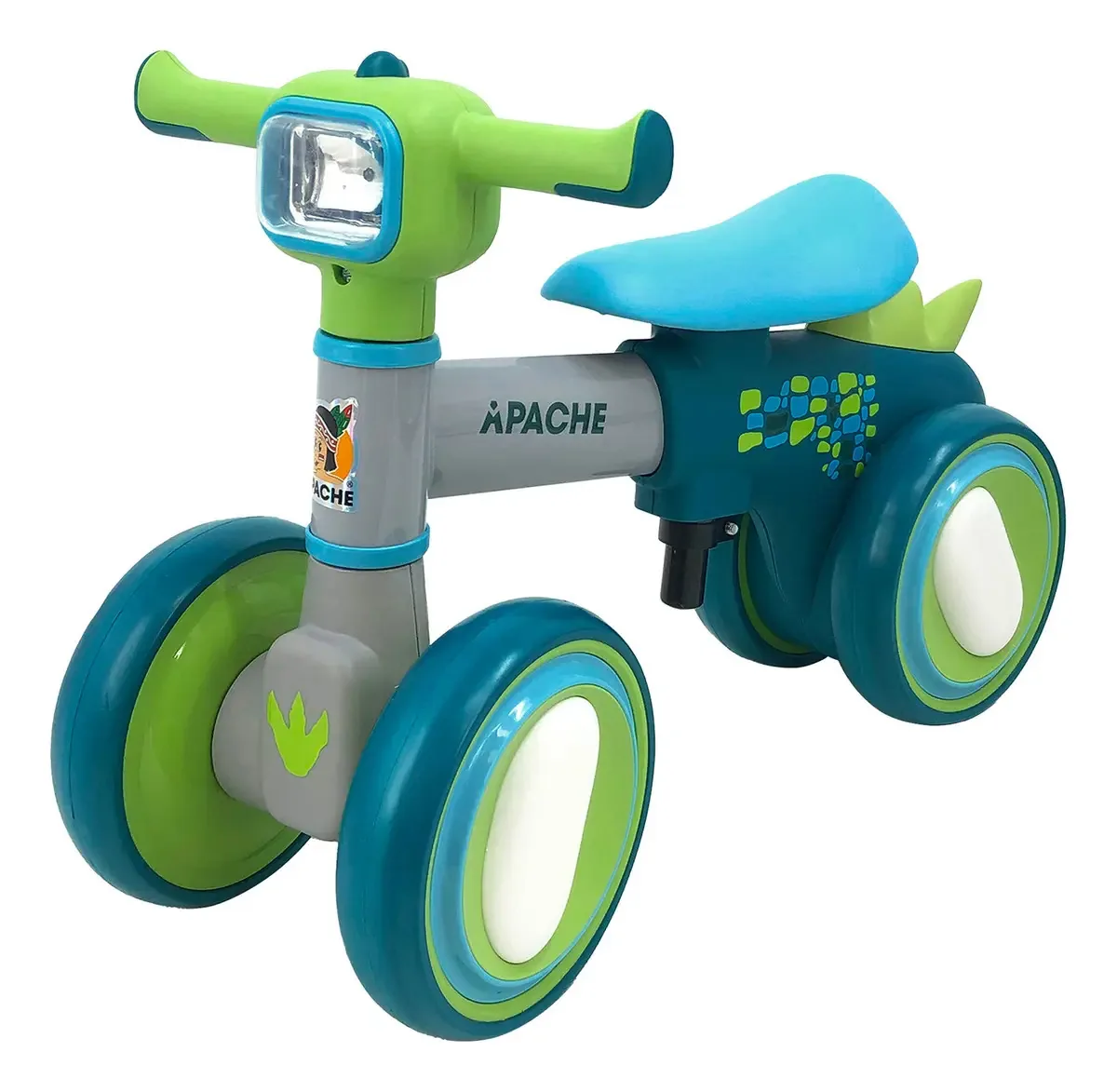 Corredor montável Apache Dino com luzes e música