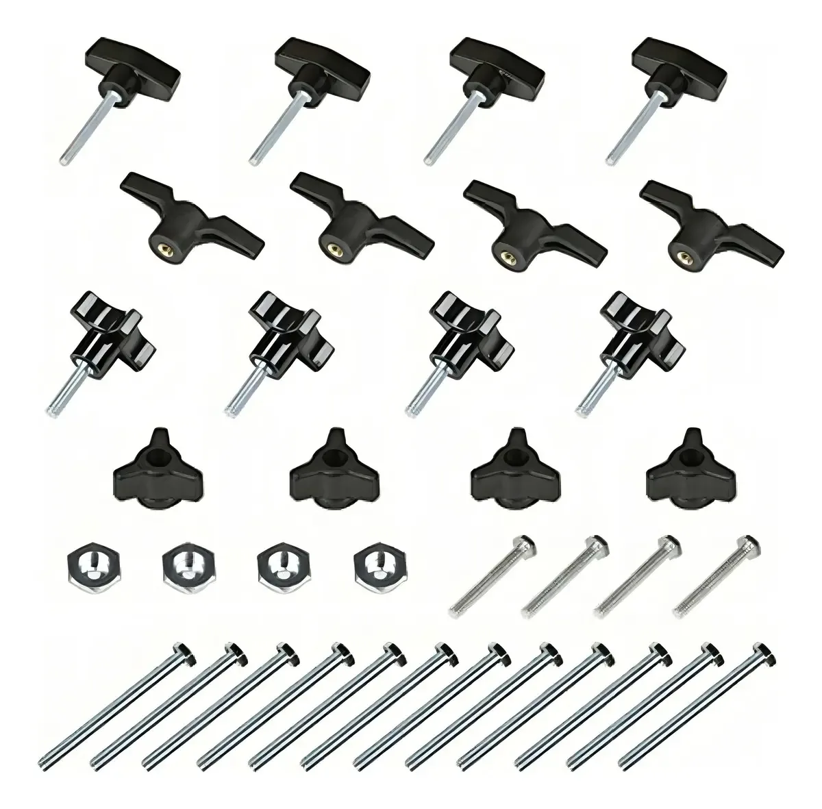 Kit de ferramentas combinadas Powertec 531899, cor azul