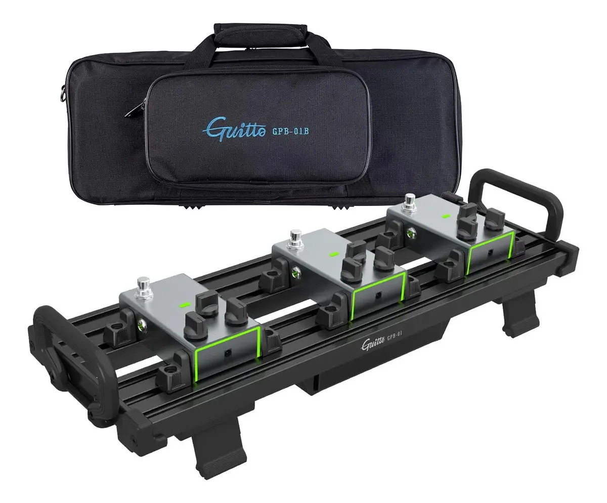 Guitto Effects - Pedal de liga de alumínio super leve