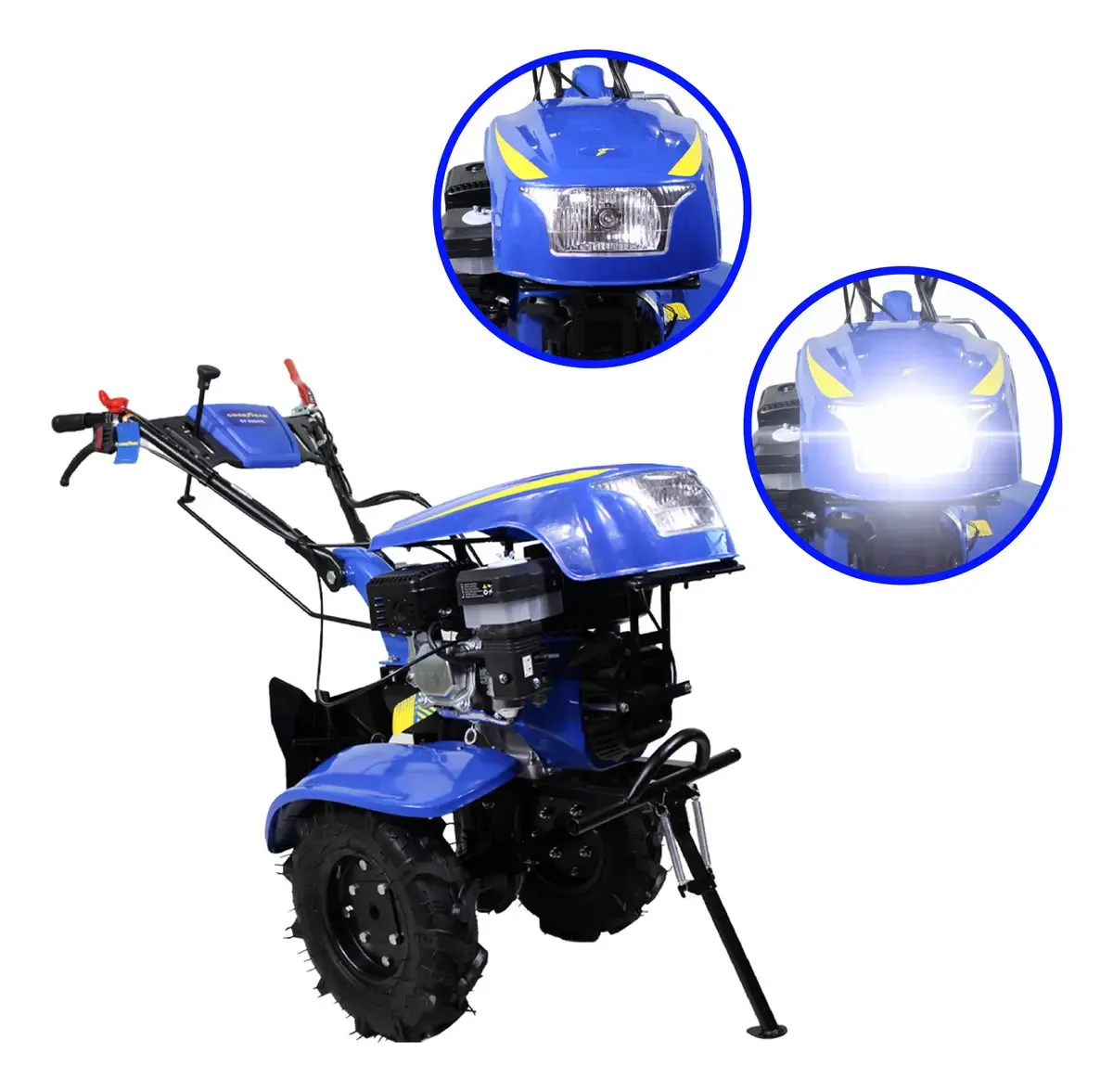Cultivador a motor Goodyear 7hp 208cc 2+1 velocidades