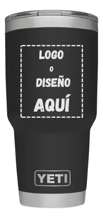 Boné clássico Thermo Rambler Yeti de 30 onças | Gravação a laser personalizada (logotipo)
