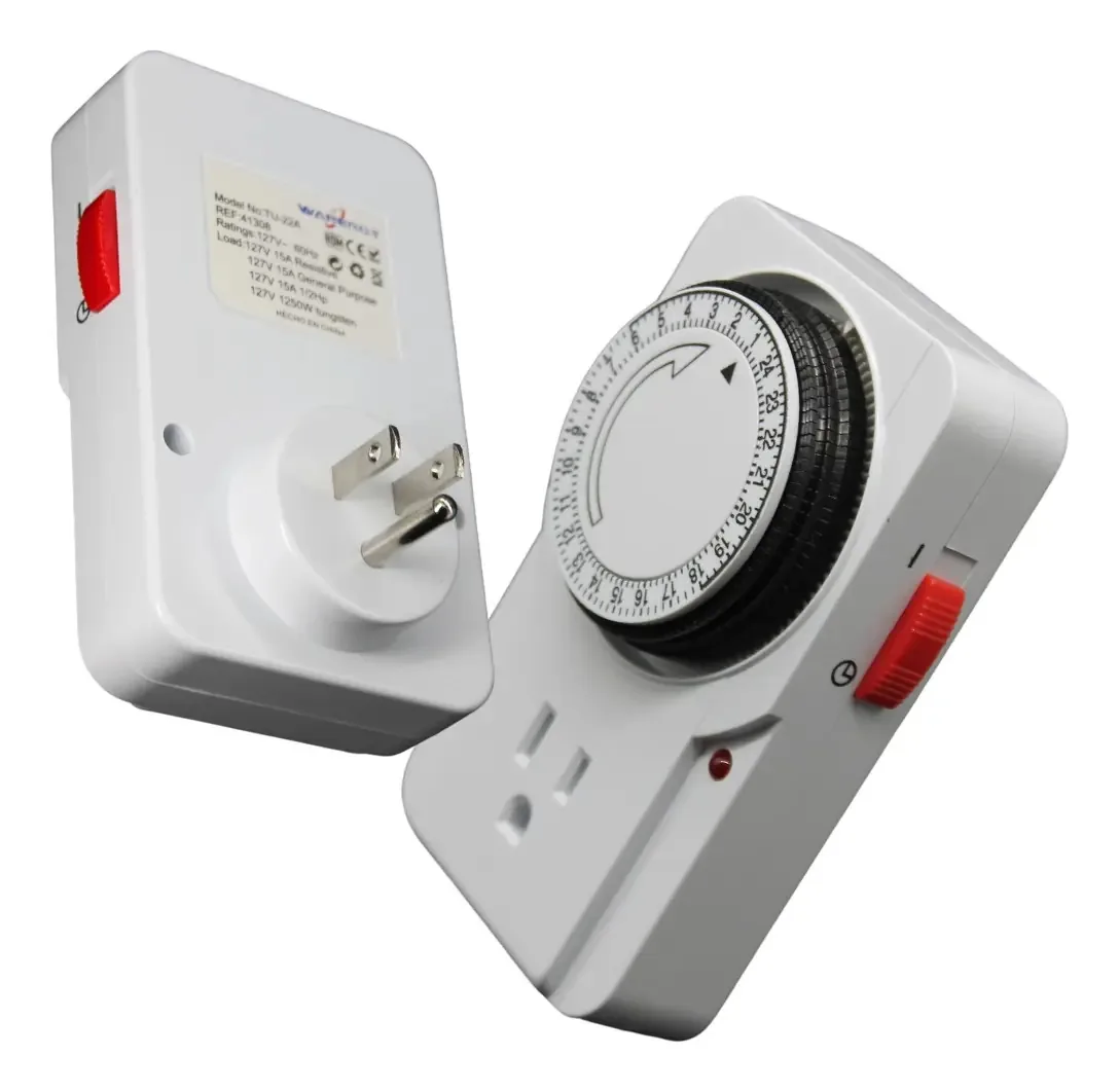 Temporizador elétrico analógico 127V Wanergy 41308 4 programas