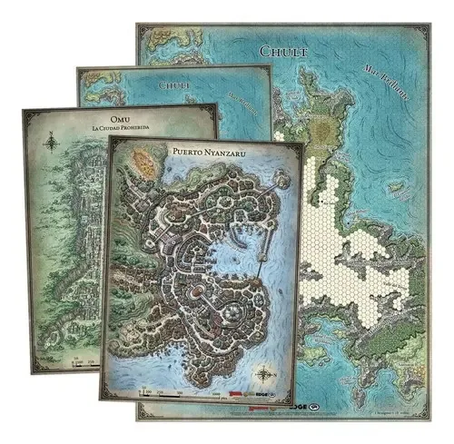 D&d: Conjunto de mapas da Tumba da Aniquilação
