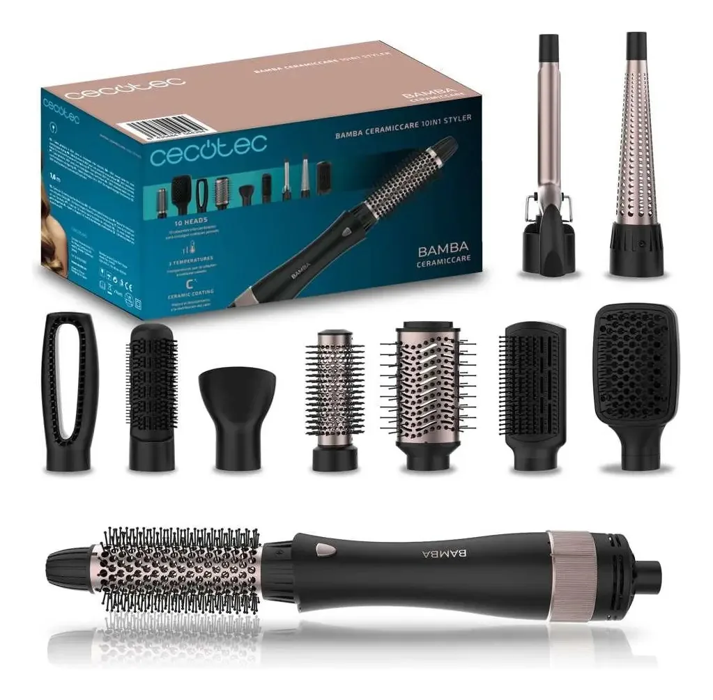 Modelador de cabelo estilo 10 em 1 Bamba Ceramiccare