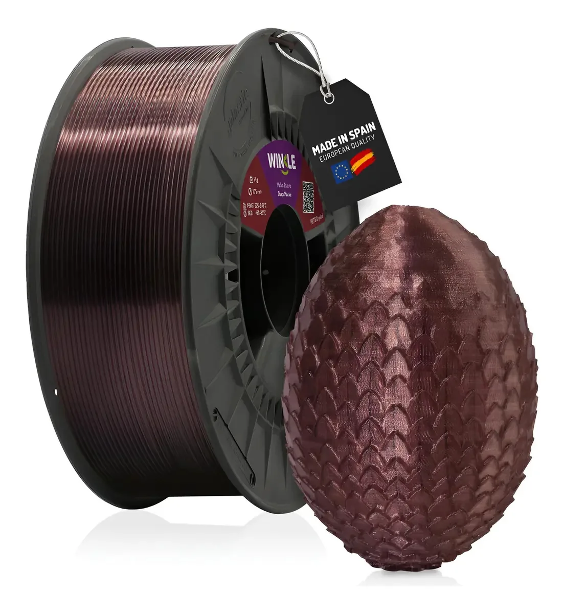 Filamento Impressão 3d Petg Translucido Winkle Cores Roxo