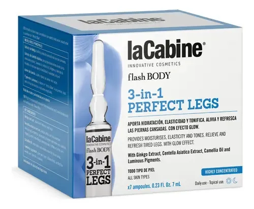 Ampolas Corporais 3 em 1 Perfect Legs 7 X 7ml La Cabine