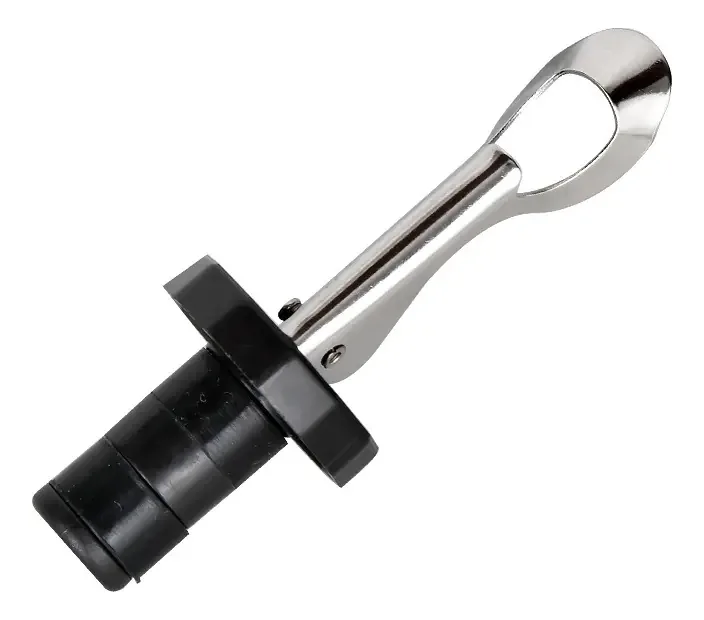 Tampa/cortiça para garrafas de aço inoxidável Tampa de cortiça preta de 10 cm