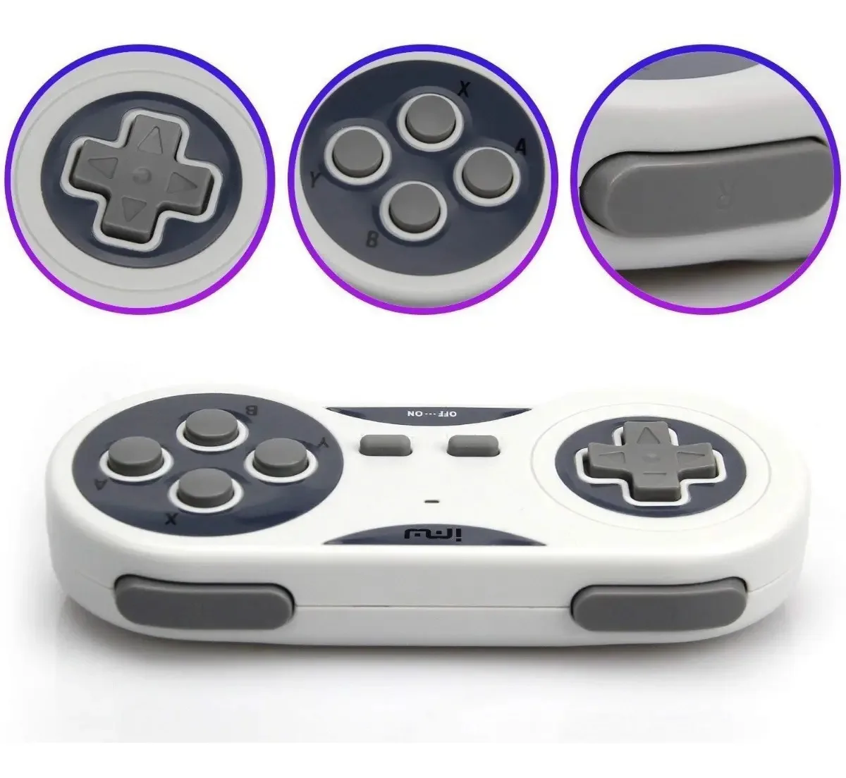 2 controles sem fio Nes e Super Nes Classic Edition Wii
