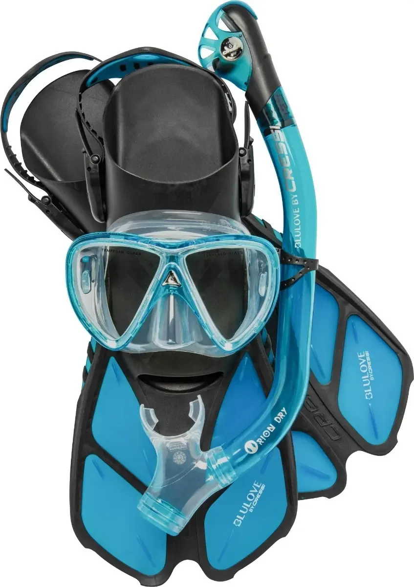 Conjunto de capô seco adulto Cressi Pro Dry para mergulho e mergulho