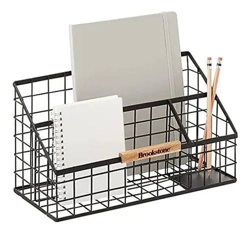 Organizador de mesa de escritório Brookstone Bkh8002, preto