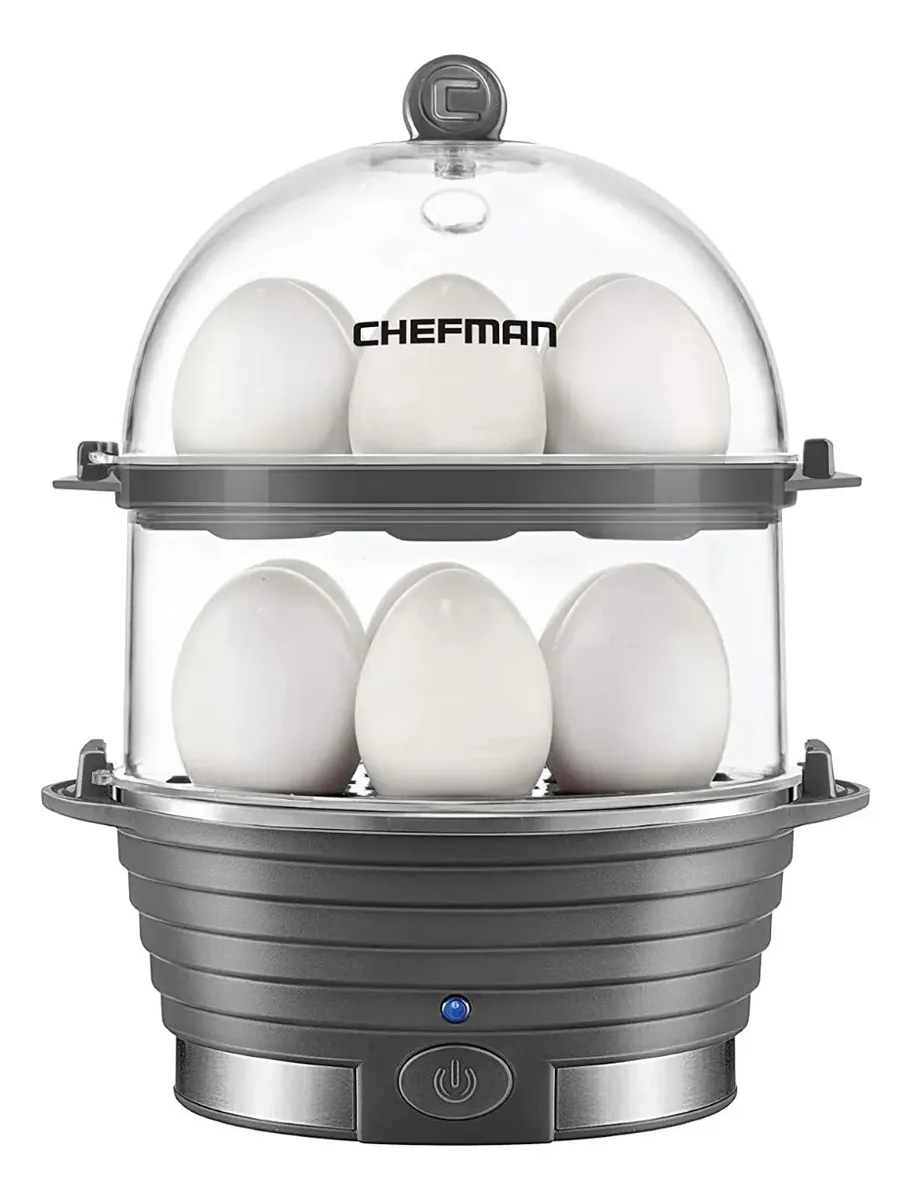 Chefman - Caldeira elétrica para ovos, ovos e caçador