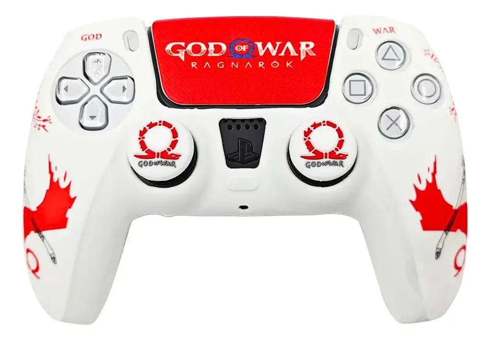 Capa de controle God Of War para Playstation 5 - Dualsense Ps5 branca God Of War