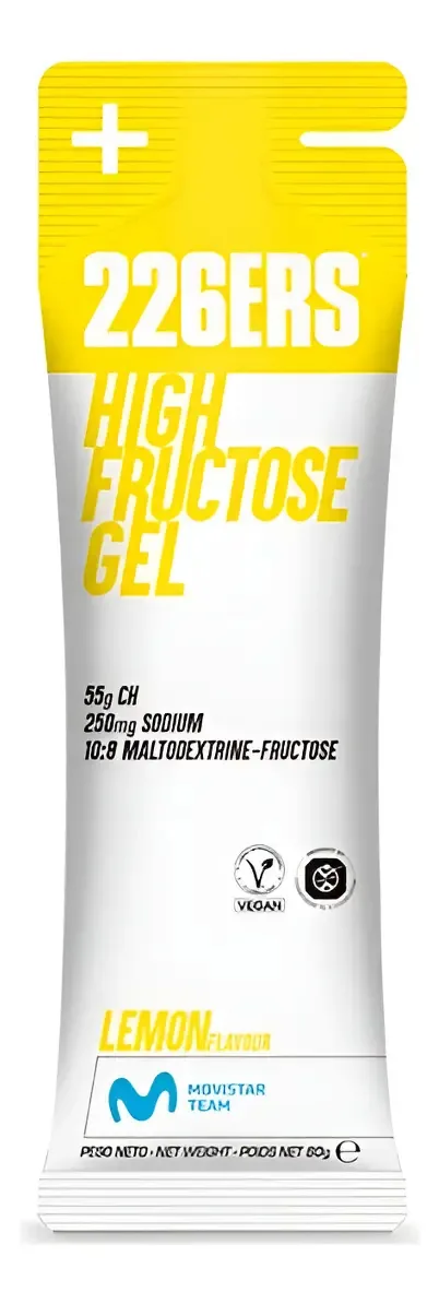 Gel Esportivo 226ers Sabor Limão Sem Glúten Vegano 10 Sachês 80g Cada