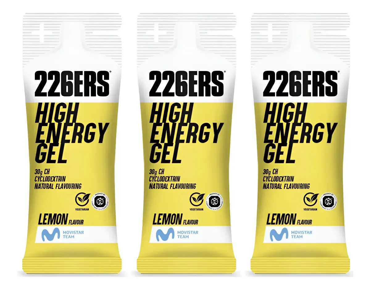 Gel de Carboidratos 226ers High Energy Limão 3 Sachês 45g