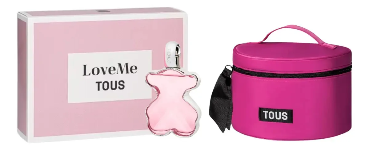 Perfume Tous Love Me Edp 90ml + Bolsa de higiene feminina, volume unitário de 90 ml