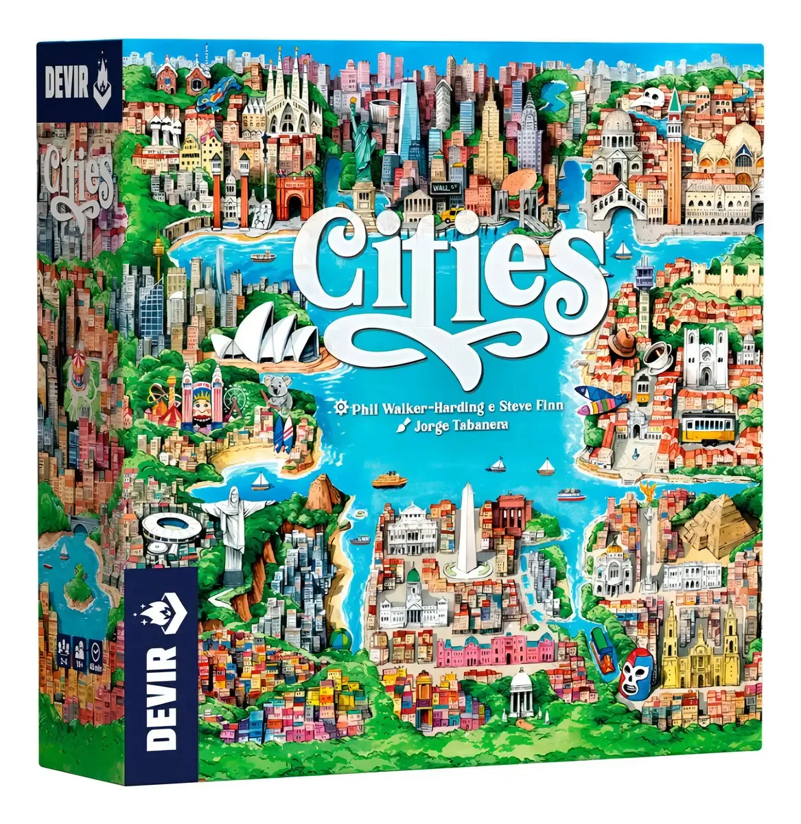 Cities Jogo De Tabuleiro Devir