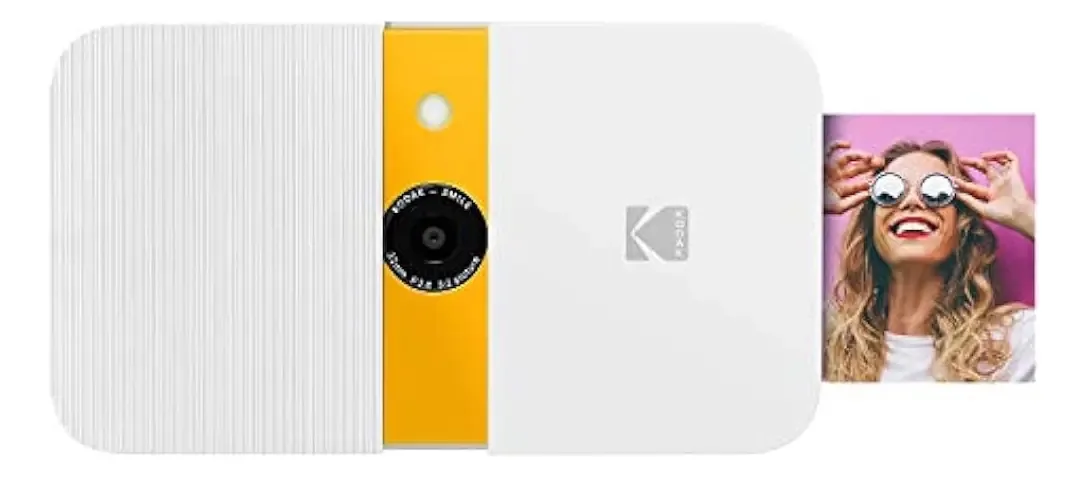 Câmera digital de impressão instantânea Kodak Smile com impressão