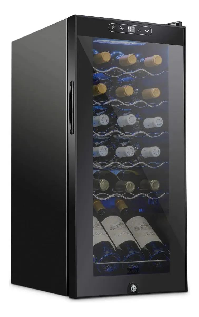 Schmecke - Refrigerador de vinho com compressor de 18 garrafas, R