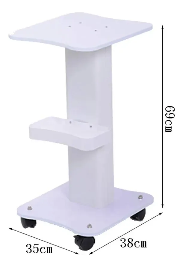 Carrinho de Armazenamento Aunevn Equipamento Móvel de Beleza Salão Carrinho de Rodas Instrumento de Serviço de Spa Bandeja de Armazenamento de Cabeleireiro, Capacidade de Carga de 100 Kg