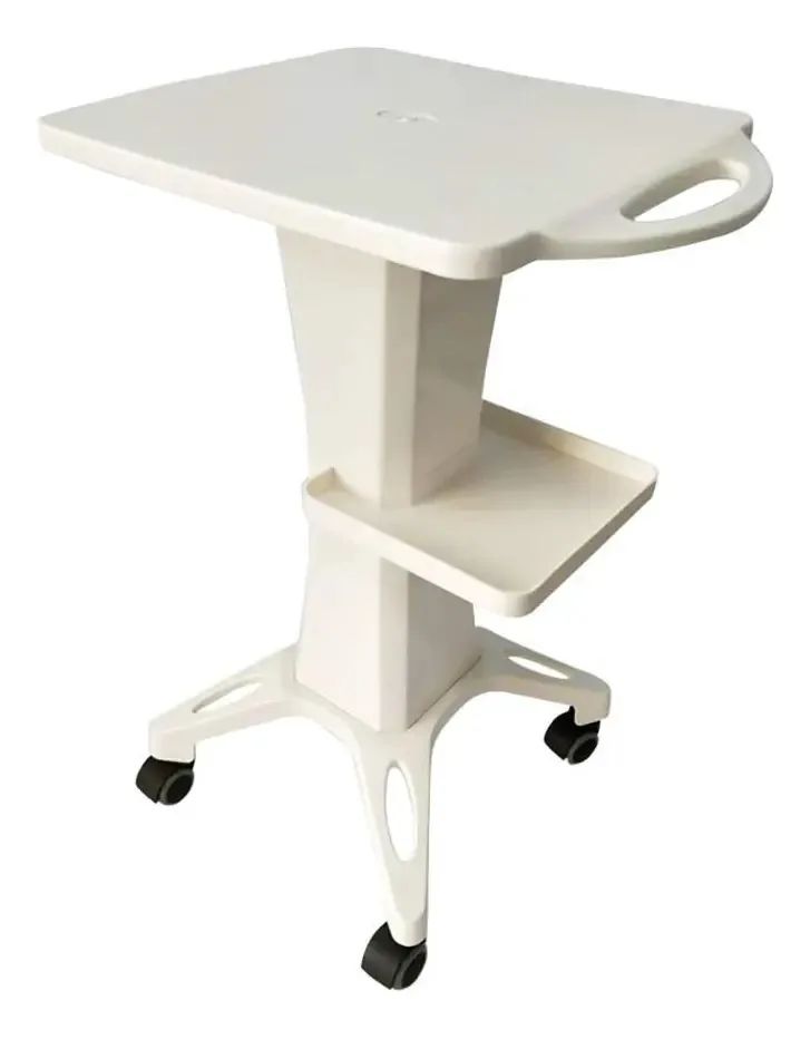 Aunevn Carrinho Móvel Estante De Armazenamento Por Carrinho Médico Móvel Carrinho De Salão De Beleza Branco Com Gaveta, Pvc Spa Tatuagem De Cabeleireiro Com Rodas, 50 Kg De Capacidade